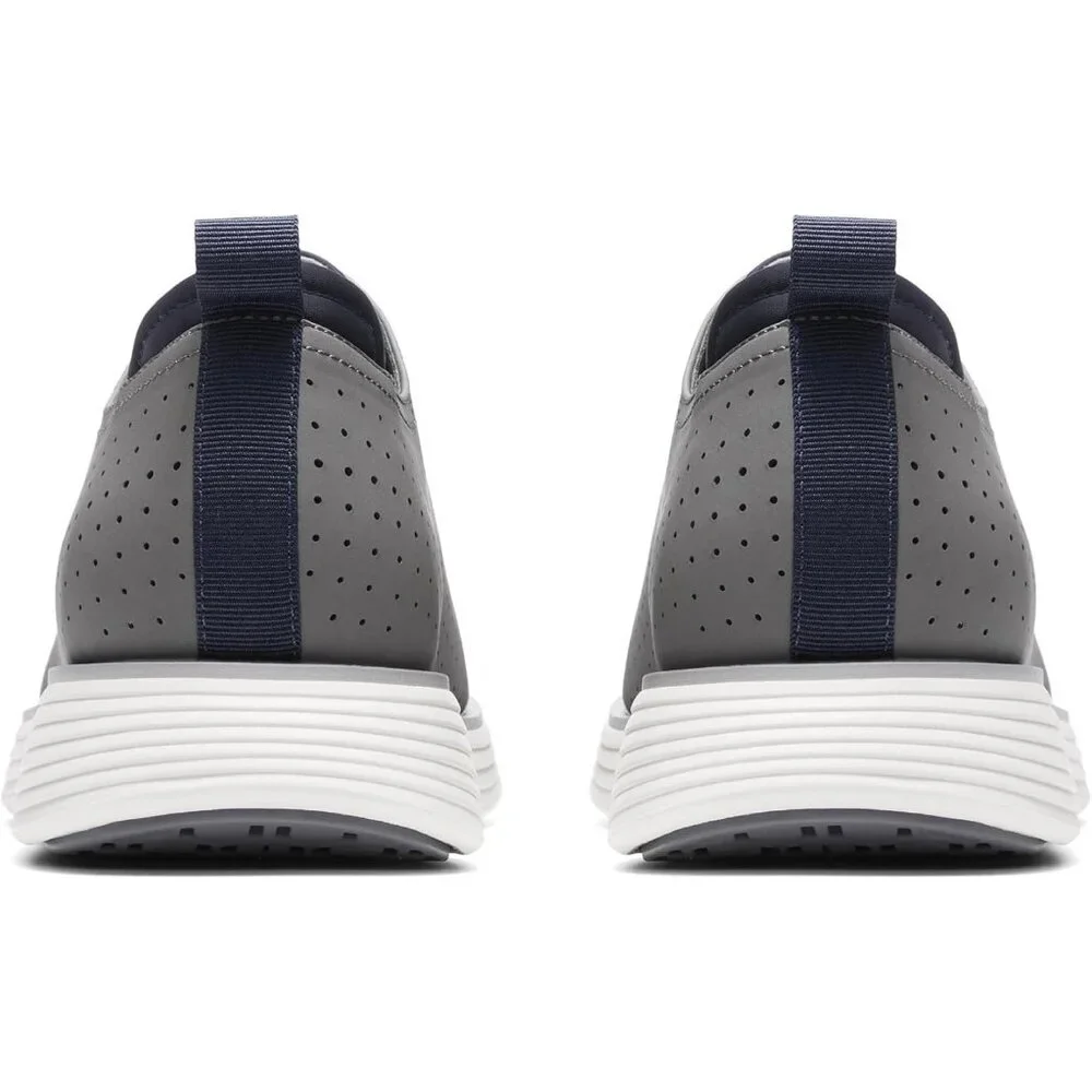 ⚡ Men's Grey Pu Max Flex Fashion Dress Sneakers Oxfords Classic Casual Shoes